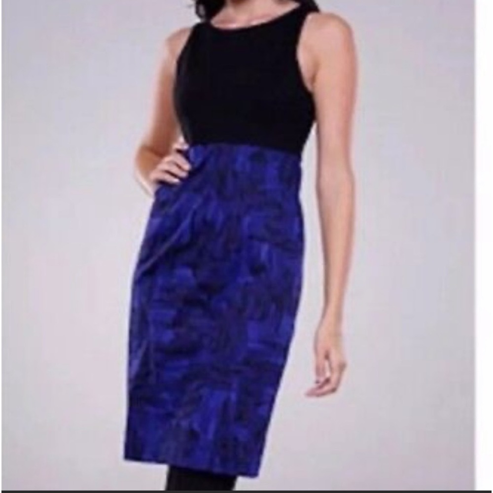 Theory Dress Yeneth Brushstroke Sleeveless Sheath Size 12